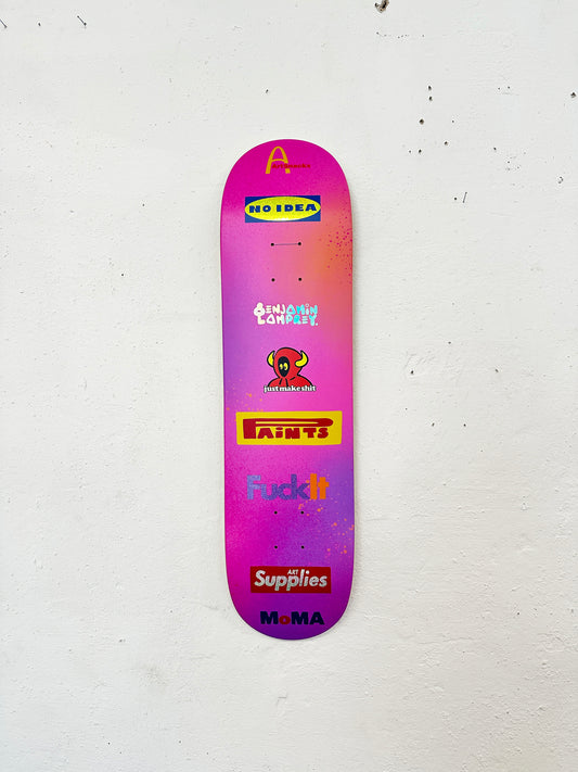 8enjamin Sponsored Skateboard Deck 1/4