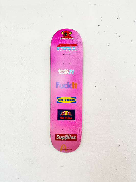 8enjamin Sponsored Skateboard Deck 3/4