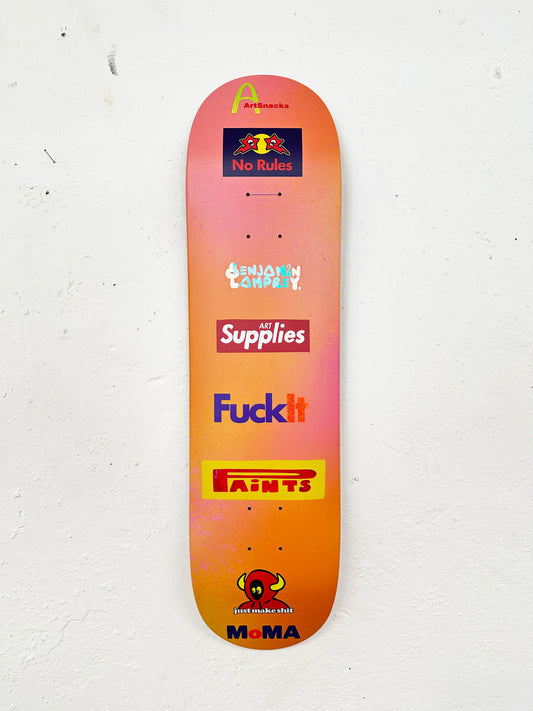 8enjamin Sponsored Skateboard Deck 4/4