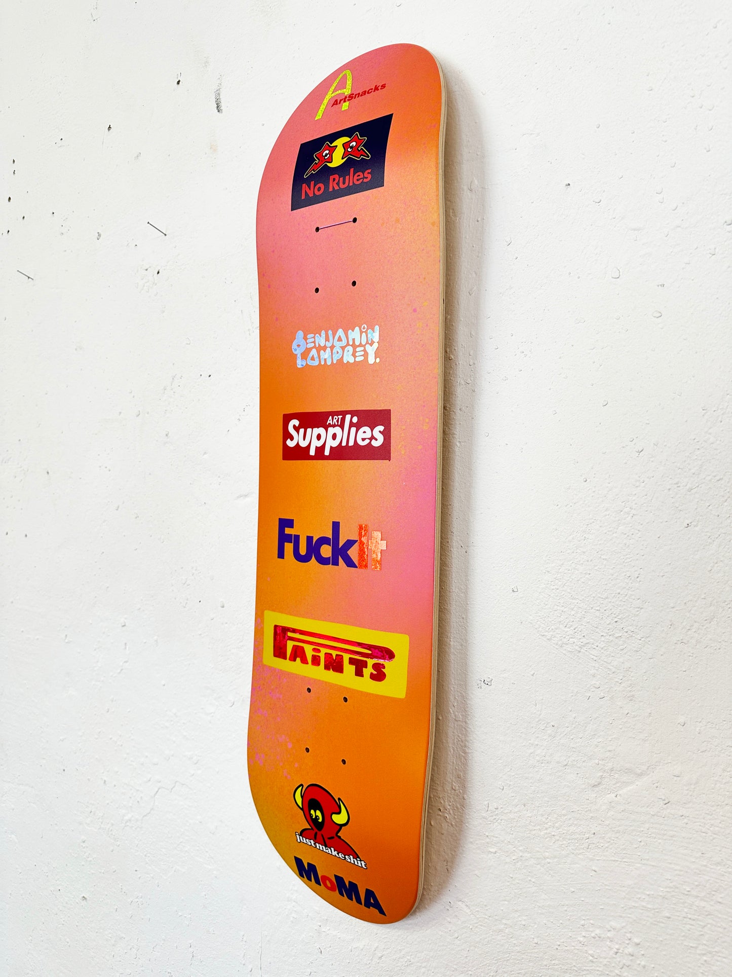 8enjamin Sponsored Skateboard Deck 4/4